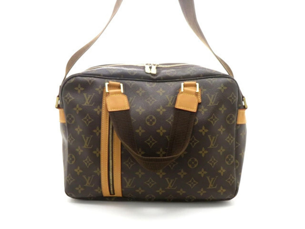 LOUIS VUITTON Bag Sac Bosphore Monogram Handbag Canvas Brown
